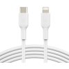 Belkin CAA003BT1MWH Lightning, USB C, samec, samec, 1m, bílý