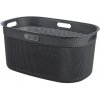 AB LINE 21064KS6 Kôš na čisté prádlo FILO antracit, 59 x 39 x h27 cm, 45 lt