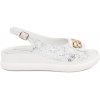 GOODIN White flat sandals with decoration biela | šedá 39 GOODIN 0000296776573