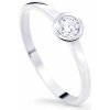 Cutie Diamonds Zásnubný prsteň z bieleho zlata s diamantom DZ8004-10-X-2 66 mm