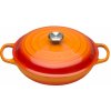 Le Creuset - Liatinový hrniec plytký 26 cm/2,2 l oranžový