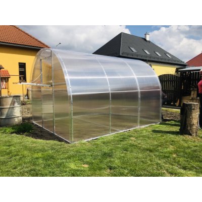 Euroskleník Hliníkový skleník polykarbonát 4mm 2,5 m x 2 m EAL250200