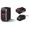 Parkside Performance® Aku stavebné rádio + Smart akumulátor 20 V/4Ah Paps 204 A1 + Nabíjačka akumulátora 20 V/4,5 A PLG 20 C3 (800011259)