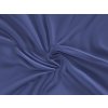 Kvalitex Saténová napínacia plachta - 160x200 cm - tmavomodrá