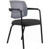 Konferenčná stolička LAPEL Visitor, čierne nohy, BN6 antracit - 1 kus - 1 KS - - áno - 0 - 3 hodiny - rokovacia stolička - sieťované - sieťovina / textília - Antares - 60 mesiacov - 46.5 - 150 kg - či