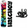 Hatchey Loony detský snowboard + Beany Kido viazanie - 110 cm + XXS (EU 25-32)
