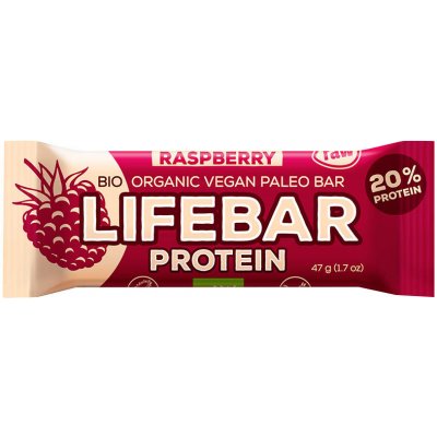 Lifefood Lifebar Protein BIO RAW malinová 47 g