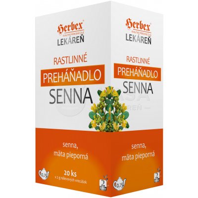 HERBEX Lekáreň rastlinné preháňadlo senna 20 x 2 g