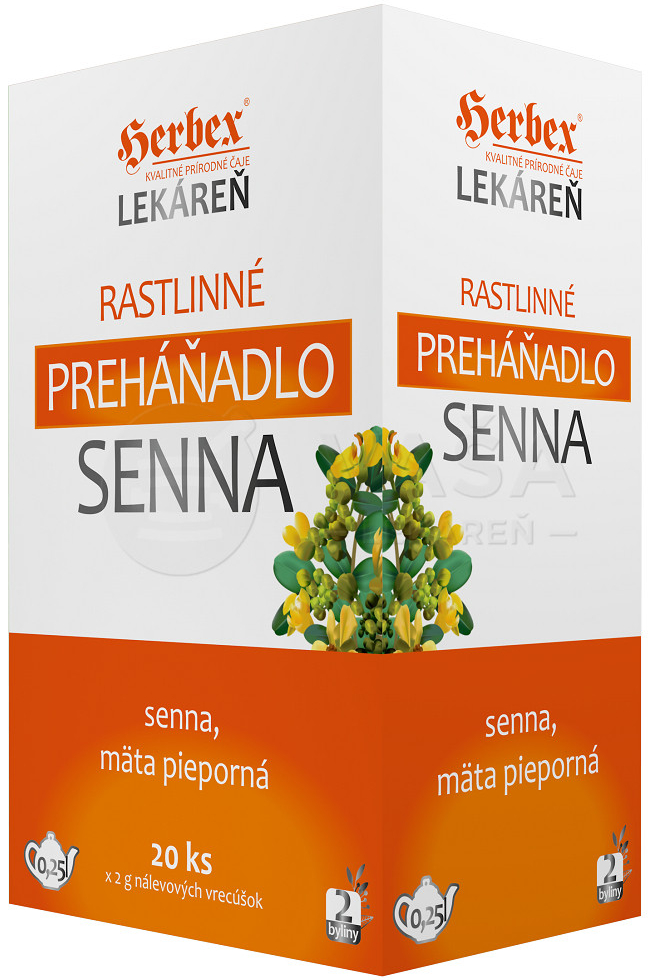 HERBEX Lekáreň rastlinné preháňadlo senna 20 x 2 g