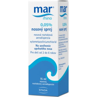 Mar Rhino 0,05% nosový sprej aer.nao.1 x 15 ml