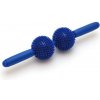 SISSEL® Masážny valček s loptičkami Spiky Twin Roller fialová