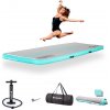 Airtrack inSPORTline Airstunt 300x100x10 cm biely s ručnou pumpou