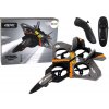 LEAN TOYS RC stíhačka oranžová