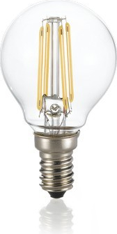 Ideal Lux 188935 LED žiarovka Filament P45 1x4W E14 380lm 3000K stmievateľná, číra
