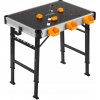 Multifunkčný skladací montážny pracovný stôl s nosnosťou 454 kg Kraft&Dele
