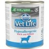 Vet Life Natural Dog konz. Hypoaller Duck&Potato 300g