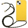 VSETKONAMOBIL 64595 ROPE Kryt so šnúrkou Apple iPhone 15 žltý