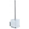 WENKO WC kefa BEZ VŔTANIA VacuumLoc QUADRO transparentná 37x10x13 cm