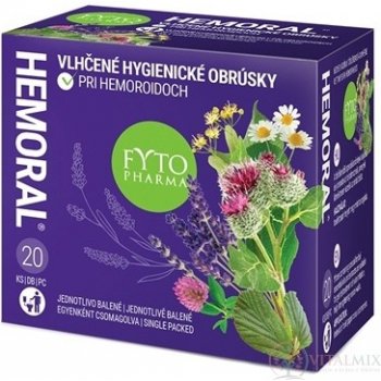 Fyto Hemoral vlhcene obrusky 20 ks