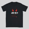 DEVIL - Just do it - čierne tričko - L