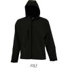SOL's Collection Bunda Replay Men s kapucí, softshellová, 3-vrstvá, pánská COT25660200202-black M Černá