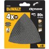 DTM3092 DEWALT BRUSNÁ MŘÍŽKA EXTREME, 5KS, P80, PRO DELTA BRUSKU