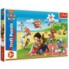Trefl Puzzle Maxi Zábava na deke Paw Patrol/Tlapková patrola 24ks 60x40cm v krabici 40x27x4,5cm