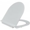 CERANO - WC sedátko so spomaľovacím mechanizmom Sedile - slim/UF - biela lesklá - 36,4x4,9x42,7 cm