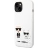 Karl Lagerfeld puzdro gumené Apple iPhone 14 KLHCP14SSSKCW biele
