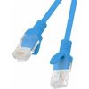 PATCHCORD KAT.5E 0.5M NIEBIESKI FLUKE PASSED LANBERG 10-PACK