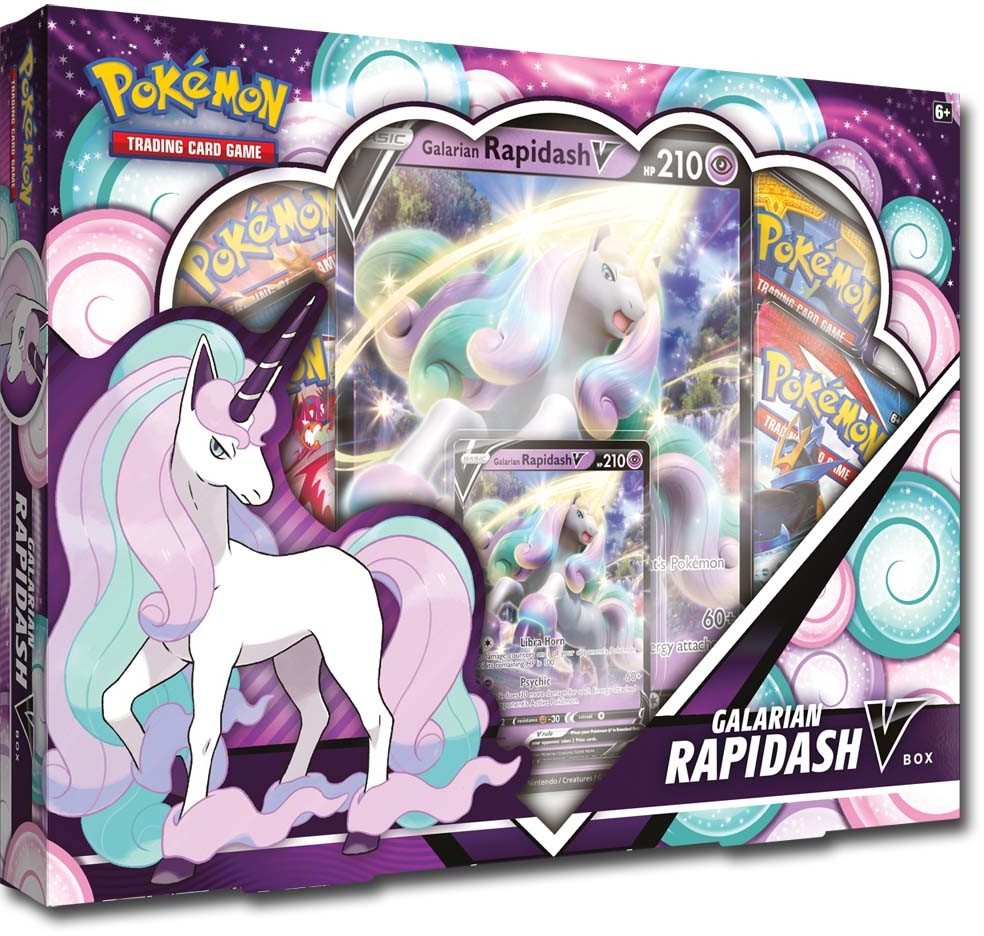 Pokémon TCG Galarian Rapidash V Box