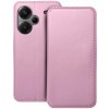 OEM Obal Flip case pre Xiaomi Redmi NOTE 13 PRO PLUS 5G Dual Pocket Book ružový