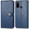VSETKONAMOBIL 38122 LEATHER BUCKLE Peňaženkový obal Ulefone Note 10 modrý