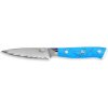 Nôž na lúpanie Paring 95 mm Dellinger Blue Stone Damascus