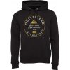 Pánska mikina Quiksilver, CIRCLE TRIM HOOD čierna,biela,žltá S
