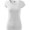 MALFINI Tričko Pure 122, krátký rukáv, dámské - AKCE! MAL-1220013 S Bílá