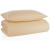 BedTex · Bavlnené jednofarebné posteľné obliečky BedTex Exclusive Collection - béžové - 100% bavlna - 70 x 90 cm + 140 x 200 cm