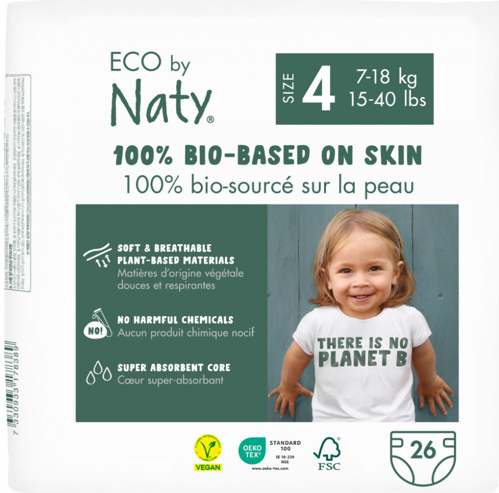 Naty Nature Babycare Maxi 7-18 kg 26 ks