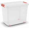 KIS K Latch Box XXL, průhledná/oranžová