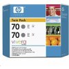 HP 70 (CB341A, šedá, dvojbalenie) - atrament pre HP Designjet Z3x00
