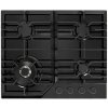 Plynová varná doska Kernau KGH6431TCIB 4 horáky sklo čierna liatinové rošty