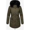 Navahoo dámska zimná parka Sweety Deluxe, dark olive - XS