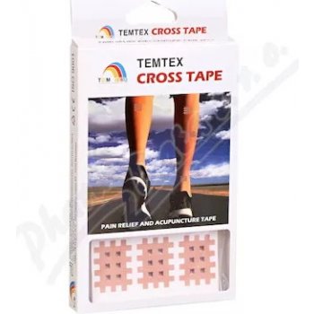 Temtex Cross Tape béžová 2,1 x 2,7cm 180 ks