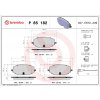 Sada brzdových platničiek, vždy 4 kusy v sade BREMBO P 85 182 (P85182)
