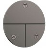 Hansgrohe ShowerSelect Comfort - Ventil pod omietku, na 3 spotrebiče, kefovaný čierny chróm - 15558340