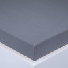 Napínacia plachta na posteľ jersey EXCLUSIVE antracit 160 x 200 cm