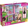 Barbie letná vila z tvrdého papiera s bábikou