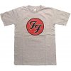 Foo Fighters tričko FF Logo Šedá 9 – 10 rokov
