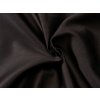 Černé saténové prostěradlo plachta bez gumy