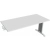 stôl rokovací řetězící rovný 160 cm - FJ 1600 R biela